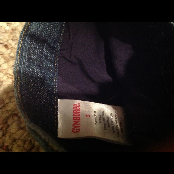 Gymboree Denim Skorts 3-T set of 2 - Picture 6 of 7